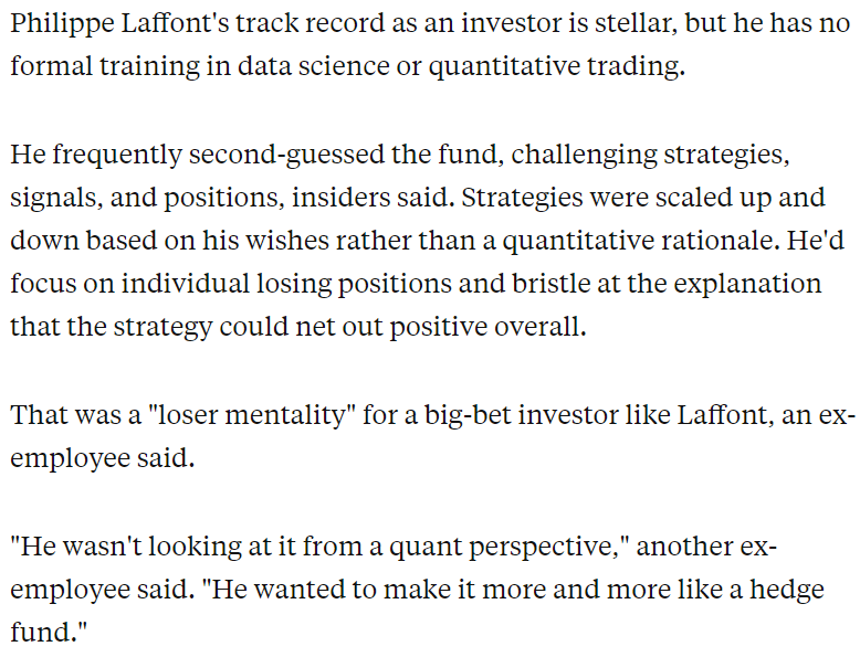 One particularly memorable passage here about the culture clash between discretionary managers and data scientists: (3/7)