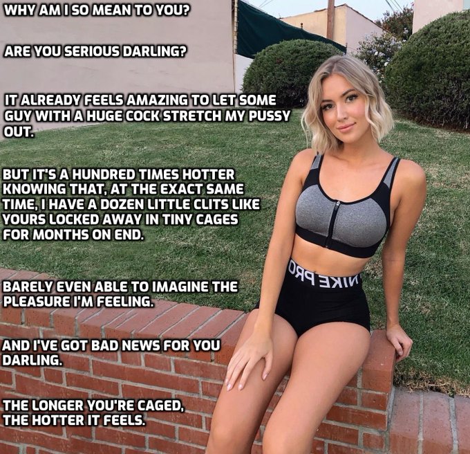 So so so true! #Chastity #Sissy #BNWO #Cuck https://t.co/ePA6TyVk3q<a href="/tag/chastity"class="tags">#Chastity</a><a href="/tag/sissy"class="tags">#Sissy</a><a href="/tag/bnwo"class="tags">#BNWO</a><a href="/tag/cuck"class="tags">#Cuck</a>