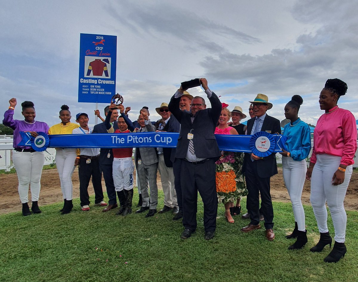 royalstluciatc's tweet photo. Launching RSLTC 12 months ago today was unforgettable. 2020 has been challenging but we will be back at 2021 National Day with another feature race day. “Tough times never last, tough people do. Wishing all Saint Lucians a fantastic National Day” – Teo Ah Khing. https://t.co/O6tvRXcLB3