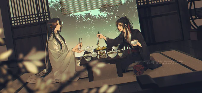 ??? art train!! Hello this is Mina, I love wangxian too ?
Tag artists I love:
? @LuceveEa 
❤️ @manda_dayoyo 
? @leelee_ahn 
❤️ @AlasseTasartir 
? @rokaraqo 
❤️ @run_runesque 
? @Etansel 
❤️ @_ykmchi https://t.co/puljNRKvzq 