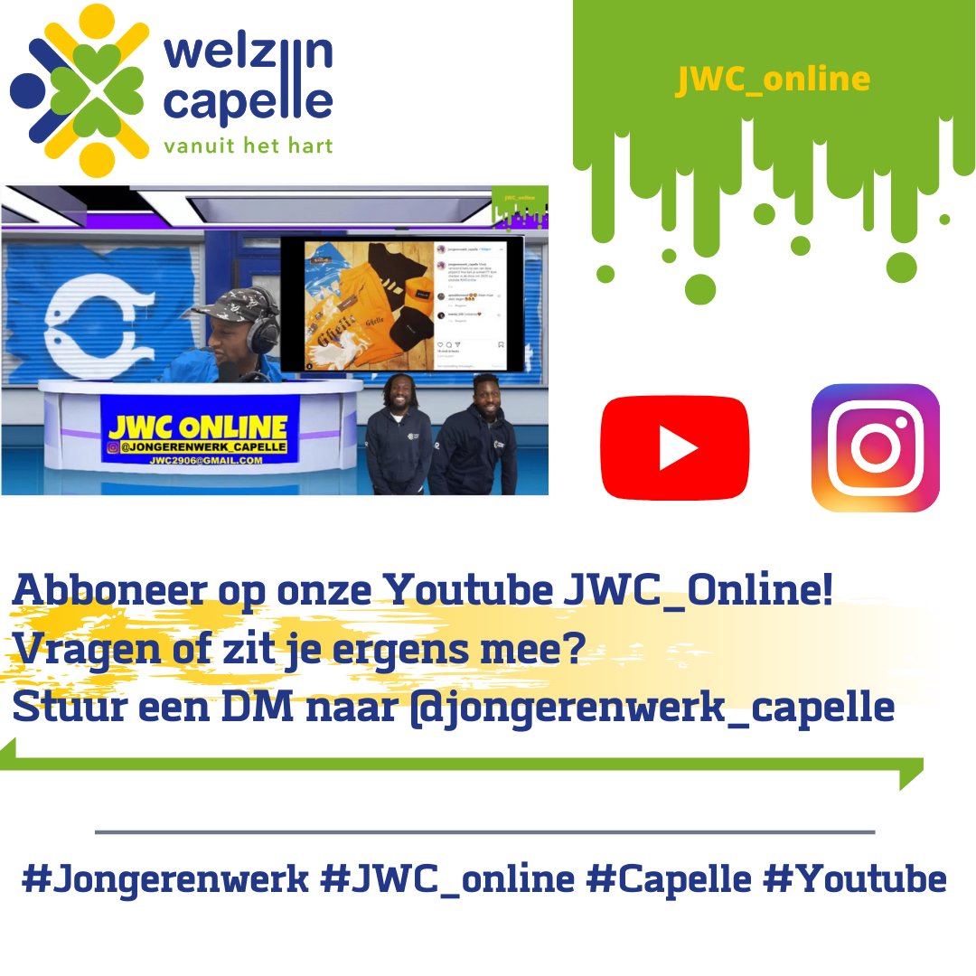 ow.ly/7MYf50CIV3A

Heb je het gemist? Check hem gewoon terug! Woensdag zijn we er weer....  #Online #jongerenwerk #Capelle #JWC #chat #Fun