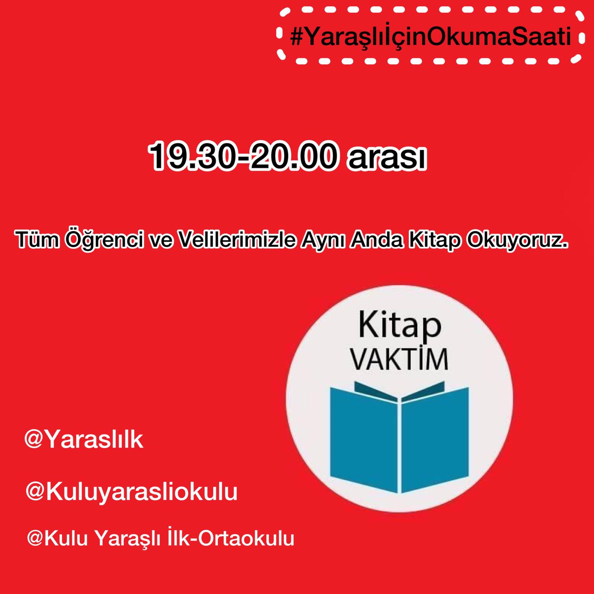 Bizimle Kitap Okur Musunuz?

<a href="/ziyaselcuk/">Ziya Selçuk</a> 
<a href="/SeyitAliBuyuk/">Seyit Ali Büyük</a> 
<a href="/servetal61/">Servet ALTUNTAŞ</a> 
<a href="/CaglayanMehmett/">Mehmet Çağlayan🇹🇷</a> 
<a href="/kuluilcemem/">Kulu İlçe Millî Eğitim Müdürlüğü</a> 
<a href="/can_ilkokulu/">Canımana Şehit Murat Uçar İlkokulu</a> 
<a href="/karacadag42/">Karacadağ İlkokul ve Ortaokulu</a> 
<a href="/MevlanaKulu/">Kulu Mevlana İlkokulu</a> 
<a href="/EmreTavsancal/">Tavşançalı Yunus Emre İlkokulu</a> 
<a href="/75Kozanl/">Kozanlı 75. Yıl Birol Polat Ortaokulu</a> 
<a href="/ishak_sahinli/">İSA ŞAHİNLİ🇹🇷🇹🇷🇹🇷</a> 
<a href="/ozkilicberat/">BrezBero</a>