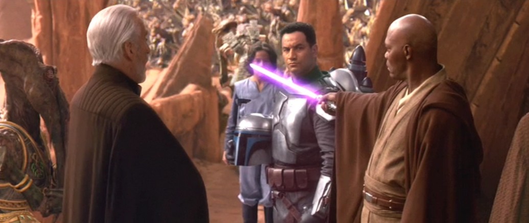 gaming_fella's tweet photo. Imagine if Mace Windu told the Jedi Council that Jango Fett, who was the model for the clone army, was chillin with Count Dooku and they realized that something was wrong with that. Saved the whole Galaxy from war and Empirical rule. https://t.co/rLI11bvbli