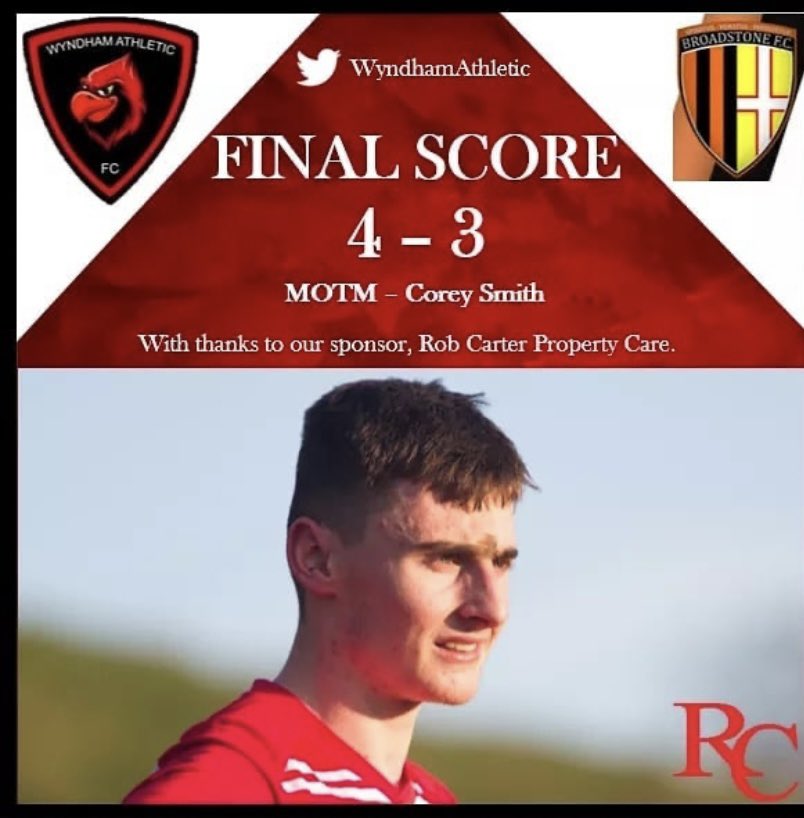 Dorset Cup action for the first team yesterday! 
Broadstone took us right to the wire even taking an early 2-0 lead. A back and forth affair was settled in extra time to take us into the next round! 

Goals:
⚽️⚽️ @Corey_Smith73 
⚽️ <a href="/LeeBegg/">Lee begg</a> 
⚽️ <a href="/MattMorgan___/">Matt Morgan</a> 

#UTW