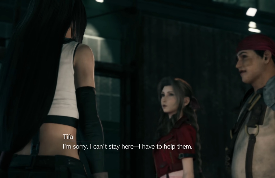 Tifa has such a kind heart 