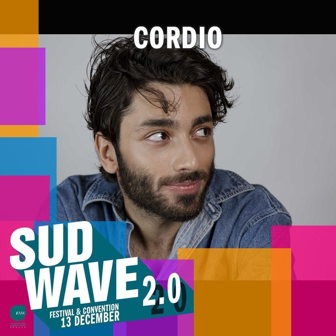 arancinecordio's tweet photo. Vi ricordiamo l’appuntamento con SudWave 2.0. 
Dalle 17 in poi in streaming sulla pagina Facebook (Arezzo Wave love Festival) e sulla pagina YouTube (Sudwave 2.020 ) troverete tra gli ospiti @cordiomusic. 

#cordio #cordiomusic #sudwave https://t.co/Hq72yryPh5