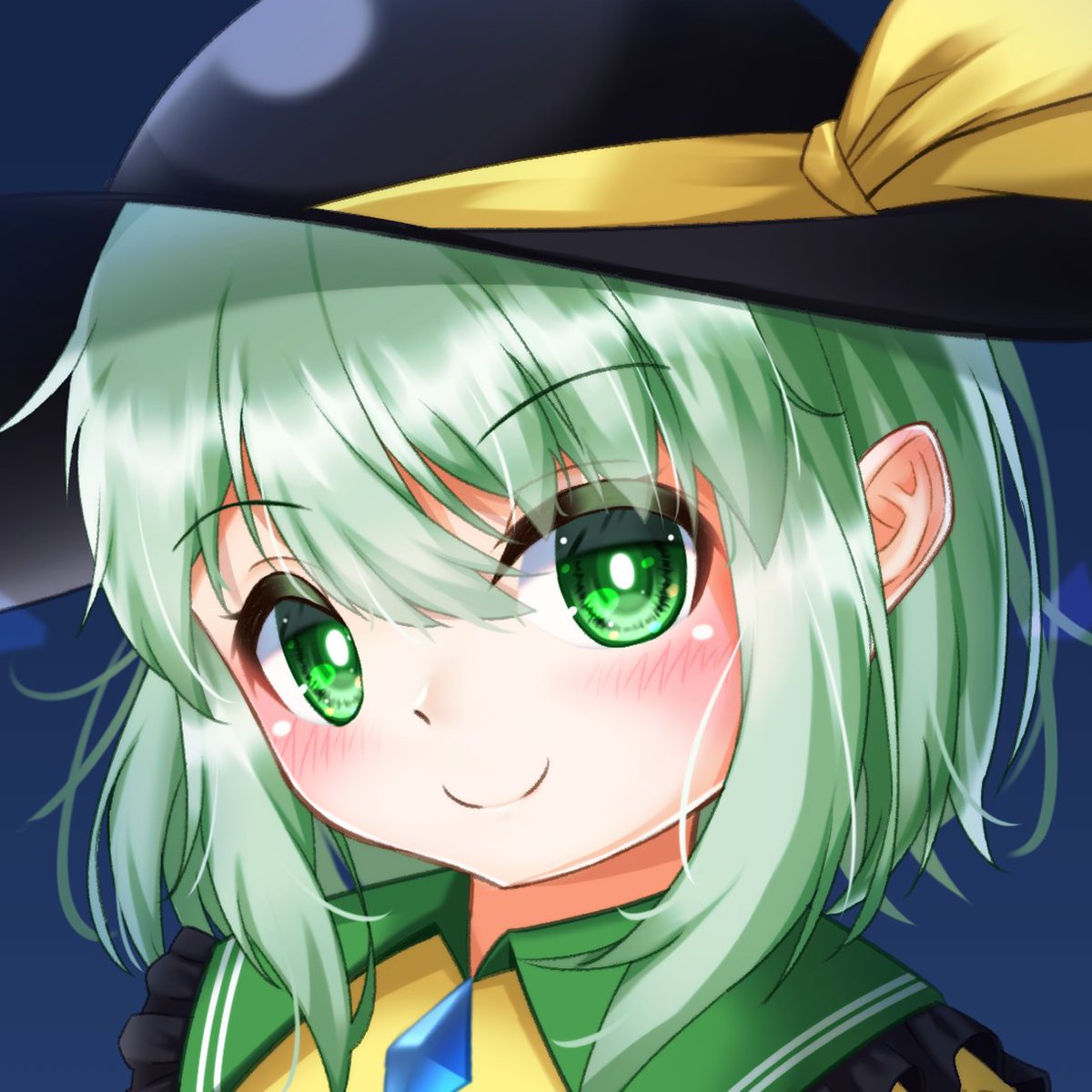 古明地こいし 「暗いお部屋の不思議な少女みたいな感じに#古明地こいし 」|べーやん@C103二日目西う47bのイラスト