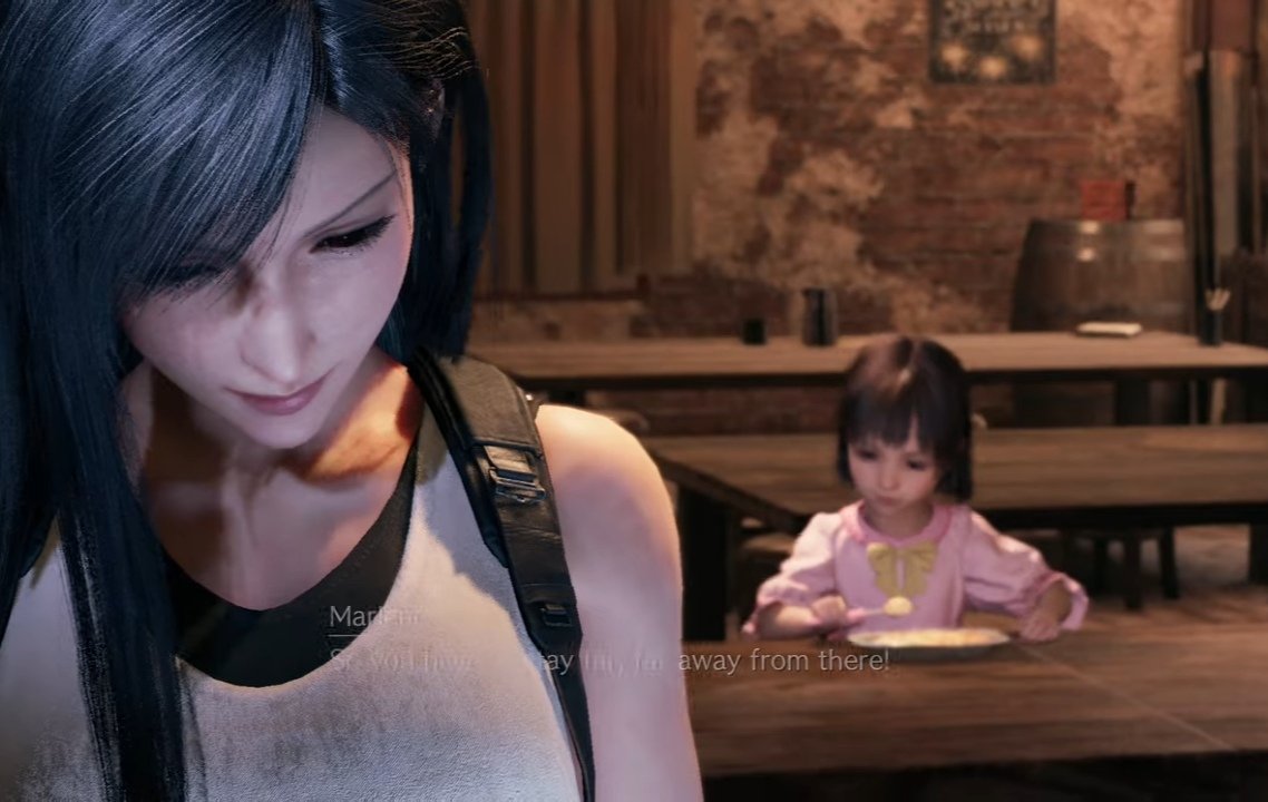 Tifa's gonna be the best mommy 
