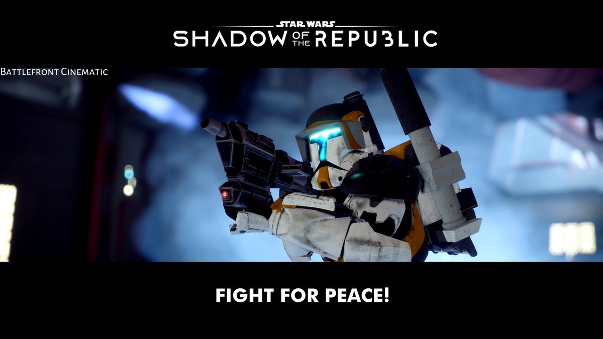 bf2cinematic's tweet image. Shadow Of The Republic

Short Film By @CineCaptures 
Mod By @MandoBusiness 

#TheCloneWars #CloneCommando 
#StarWarsBattlefrontII 
#StarWars #Clonetrooper
Photo taken with 
@opengamecam 

@gongasleet