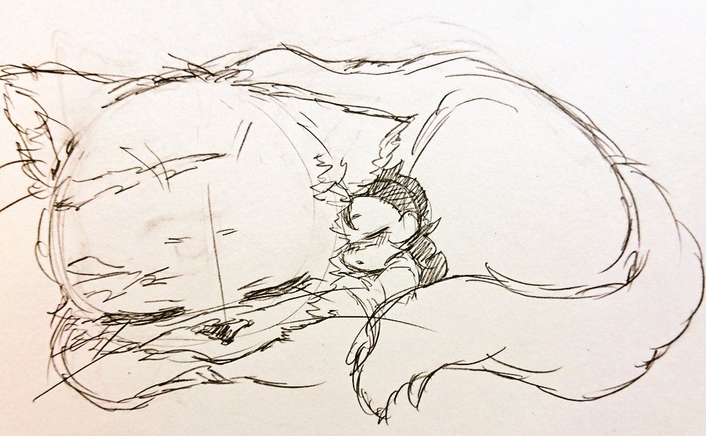 獣化注意!さねげん♀

人間嫌いの化け猫さねみとひとりぼっちの少女げんゃのお話。

お花の冠?
ポカポカ陽気なのでお昼寝してます 