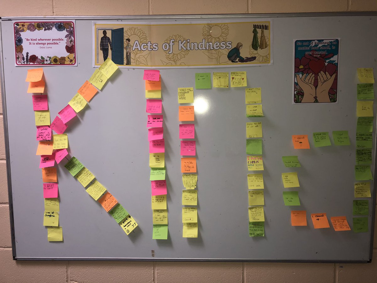 A small sample of some of the Random Acts of Kindness our wonderful children undertook in memory of Béibhinn O'Connor and in aid of <a href="/MakeAWish_ie/">Make-A-Wish Ireland</a>. Well done on raising €350 for such an amazing charity 🙌👏👏❤️