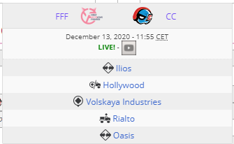 The Unofficial Tier 2 Champion title match has started:

First Fabulous Fighter vs. Team CC.

All info on the Unofficial Tier 2 Champion can be found at liquipedia.net/overwatch/Unof…

Catch the match live here: youtube.com/watch?v=KfvmgS…