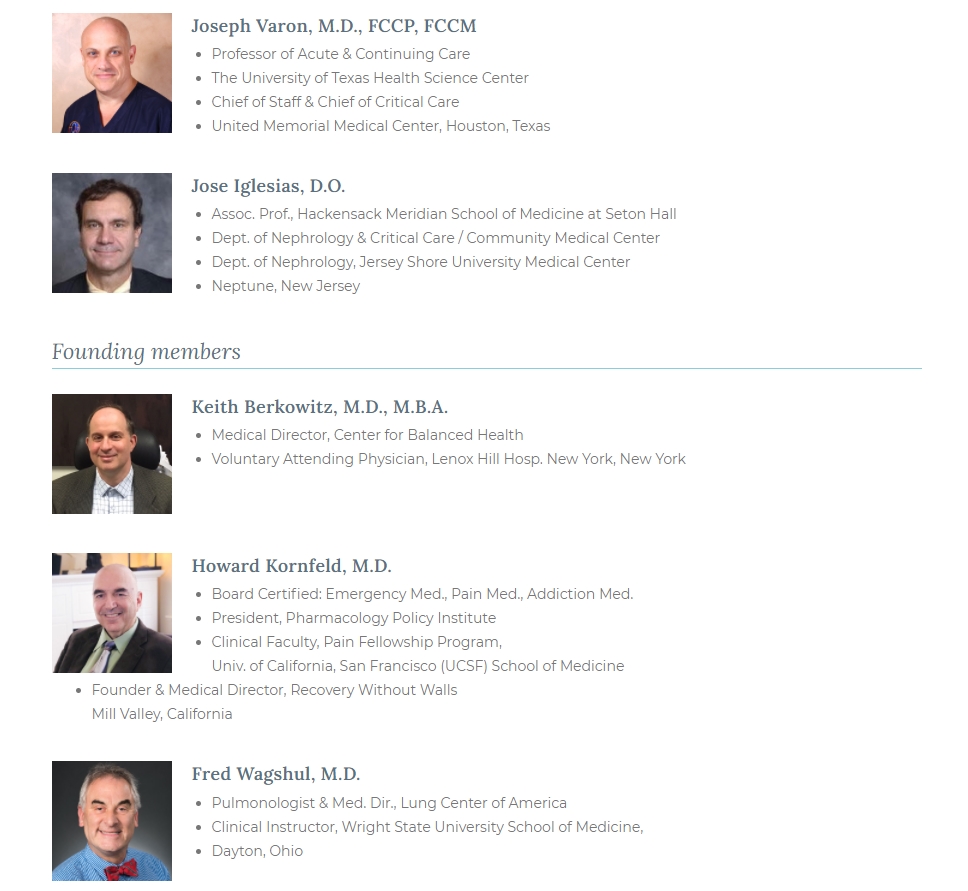 These are the professionals who recommend  #Ivermectin as a highly effective drug! I would recommend listening to them and not just any politicians and journalists! https://covid19criticalcare.com/about/the-flccc-physicians/