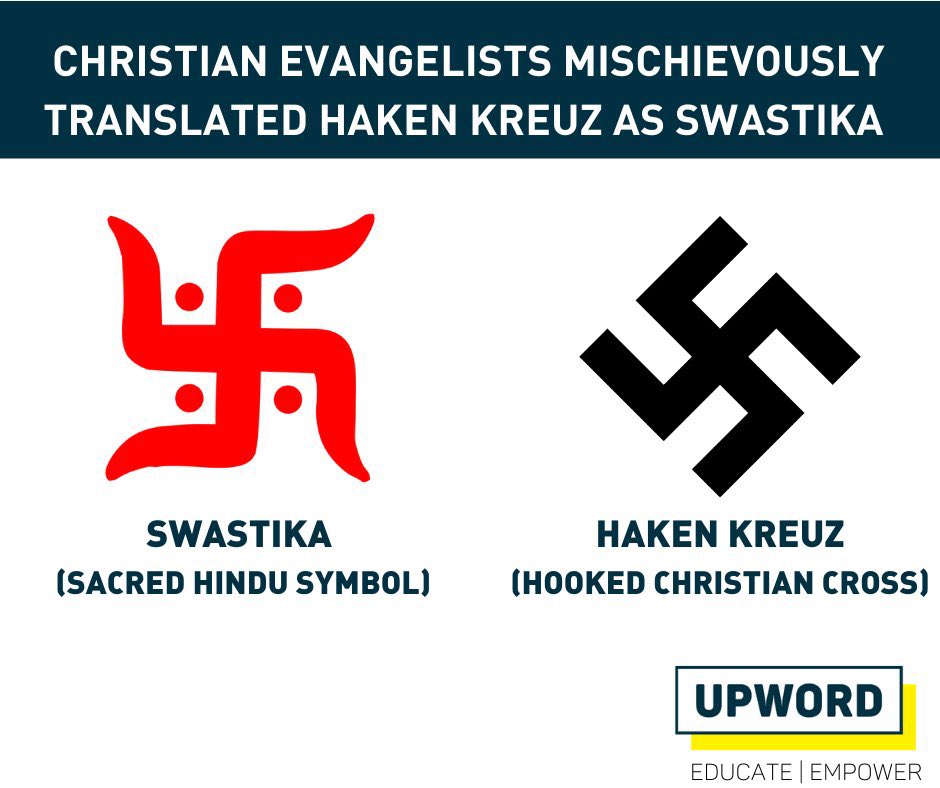 So i’ve been informed that the symbol is not actually called a Swatiska, it is called the Haken Kreuz. I apologise for my mistake.