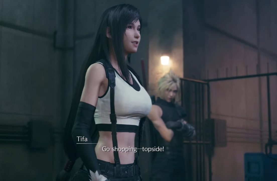 Tifa's optimism is subtle, but determined 