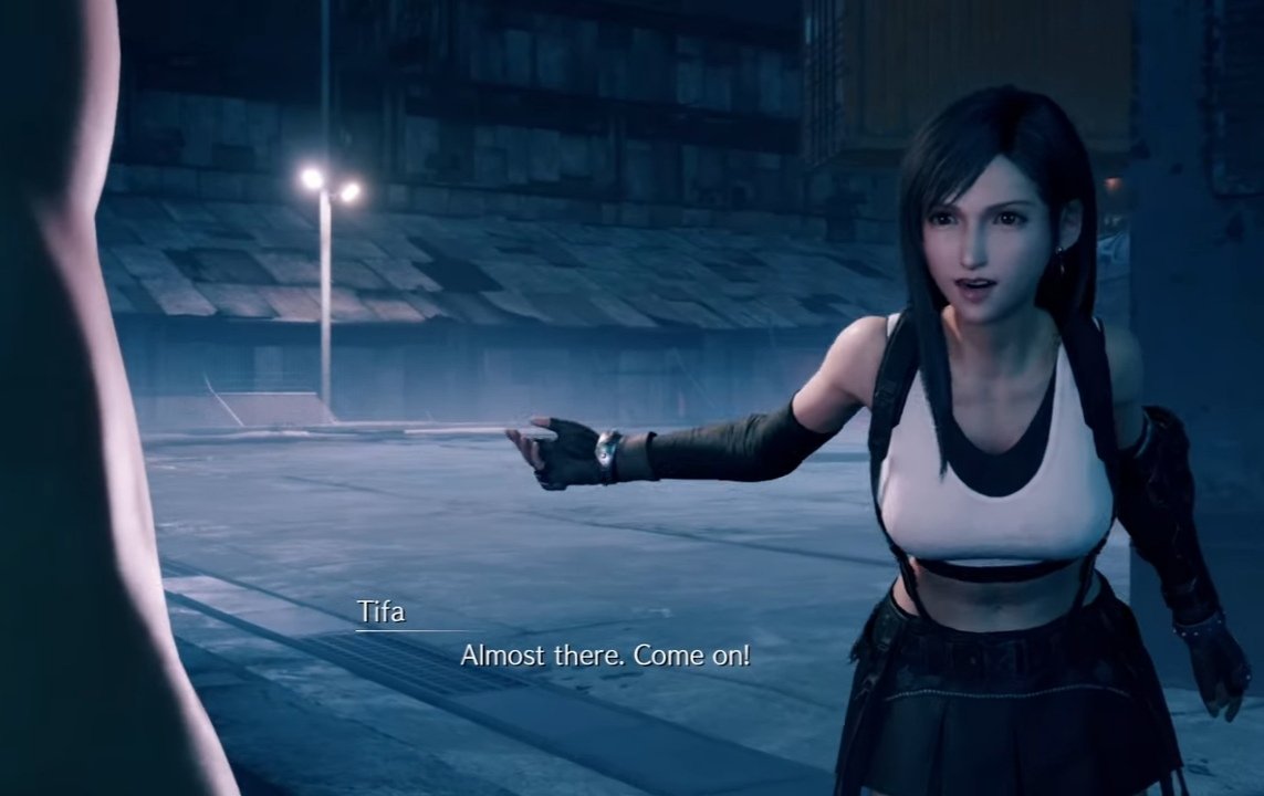 Tifa's optimism is subtle, but determined 