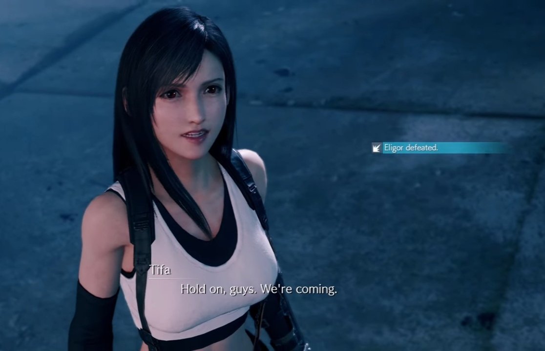 Tifa's optimism is subtle, but determined 