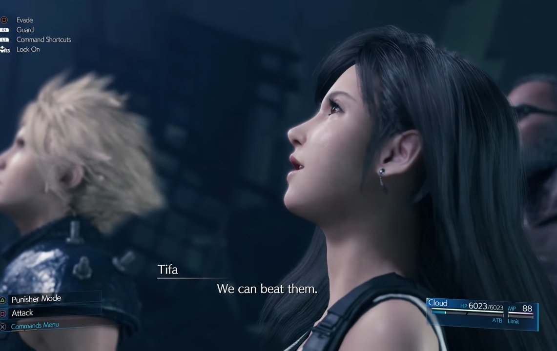 Tifa's optimism is subtle, but determined 