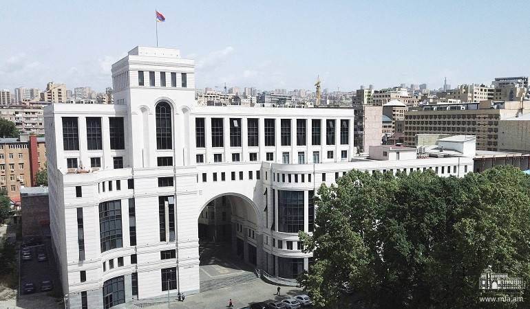 MFAofArmenia's tweet photo. #Azerbaijan undertook this provocation amid visit of @OSCE MGCC to region, &amp; is continuation of warmongering &amp; unacceptable statements of leaders of #Turkey &amp; Azerbaijan addressed to Armenian ppl during recent parade in #Baku. https://t.co/zEXYrvgOwA
