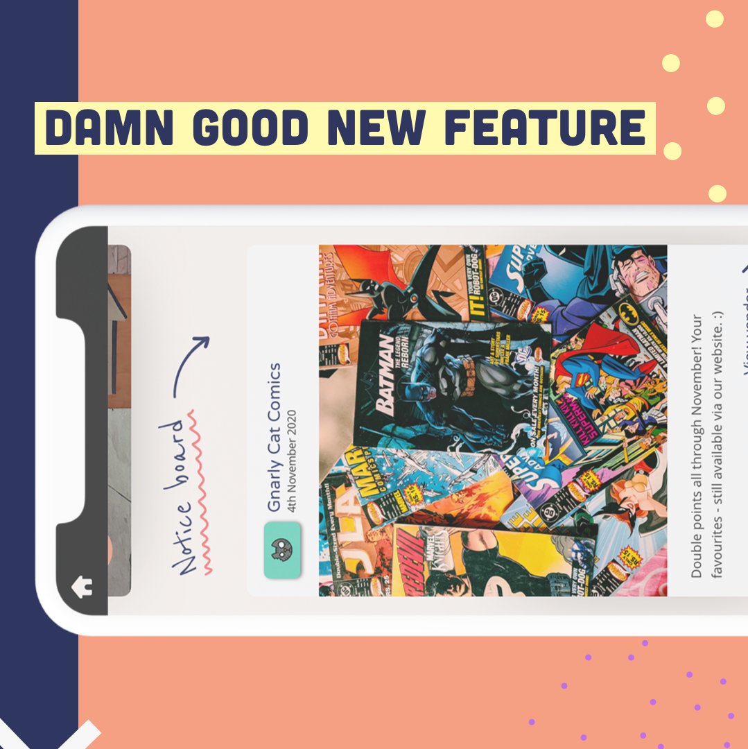 MoreishApp's tweet photo. We've been hard at work implementing a brand-spanking-new-awesome-af feature.

Introducing: The Noticeboard!

You can now post to our in-app community noticeboard for all More-ish users in the area to see (not just your customers). Stay connected.

#supportlocal https://t.co/SxEMc0Cklw