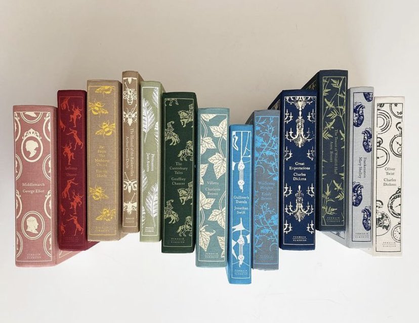 mytearsrochet's tweet photo. tweet di apprezzamento per l’edizione della Penguin dei classici https://t.co/BsX12P8gqY