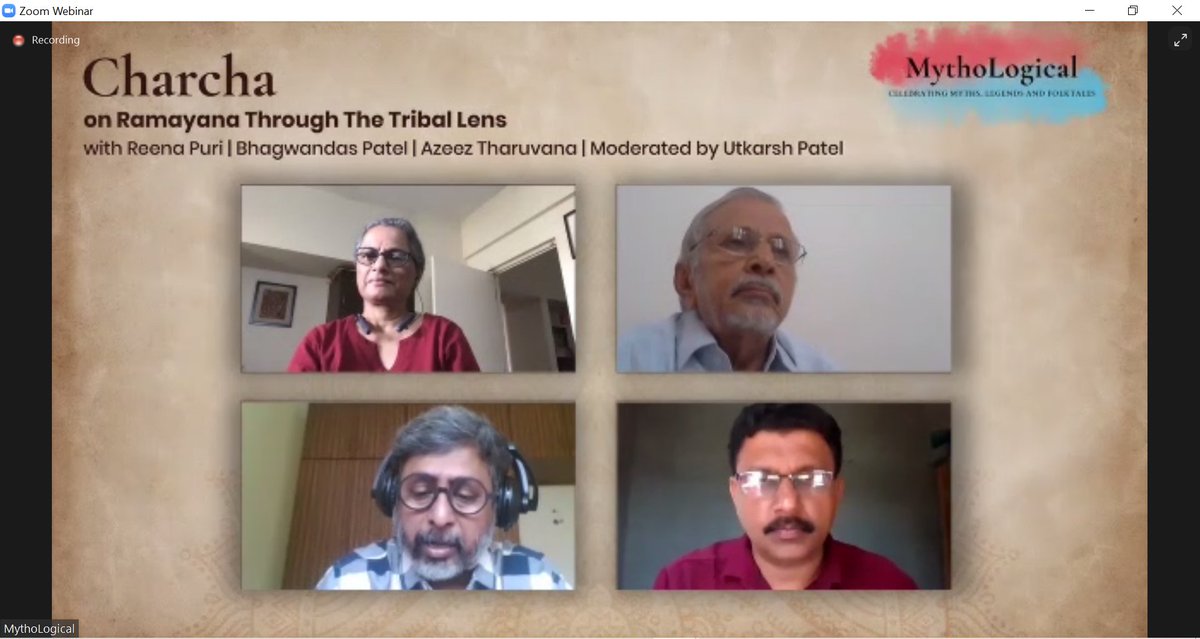 Charcha on Ramayana through the tribal lens.

#mythological #mythfest2020 #ramayana