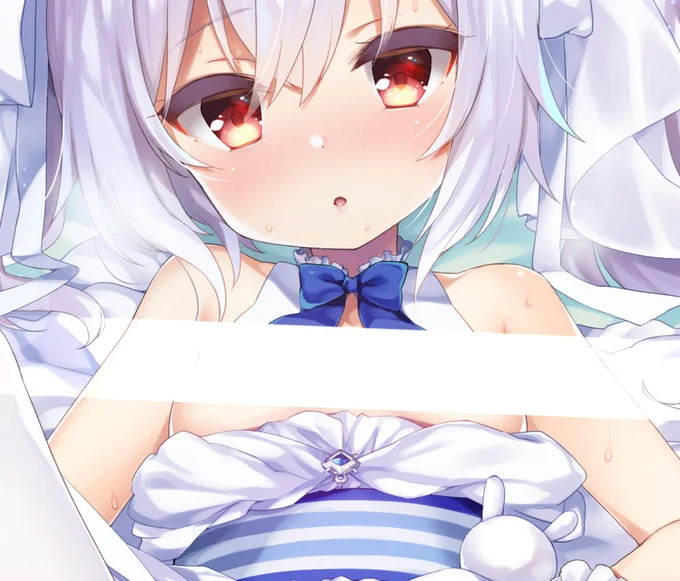 サークル「うかつではない」様のアズレン総集編にゲストイラスト1枚寄稿させていただきました!ラフィーちゃん実際には謎の光はないよ  