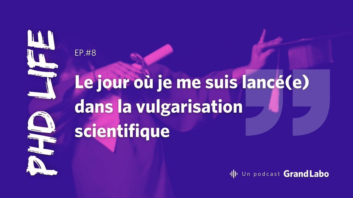 "Le jour où je me suis lancé(e) dans la vulgarisation scientifique" buff.ly/3mhE9m0