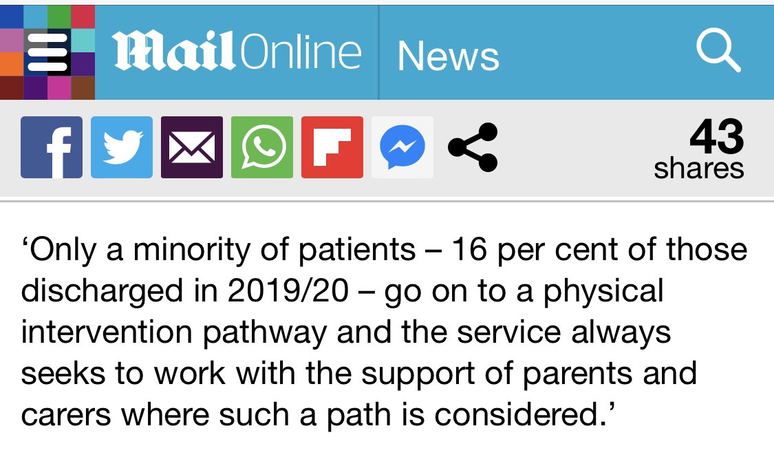 As always with the blatantly biased trans-hostile Daily Mail stories, the ACTUAL FACTS are relegated to a tiny paragraph at the bottom of the article!  