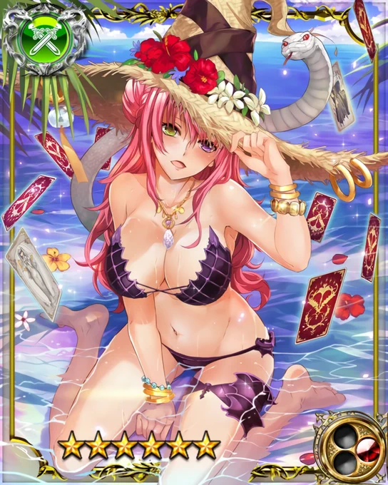 リクエストの神魔×継承!ラグナブレイクでビーチ・ルナさんとダークサイド・ルナさんです～ 