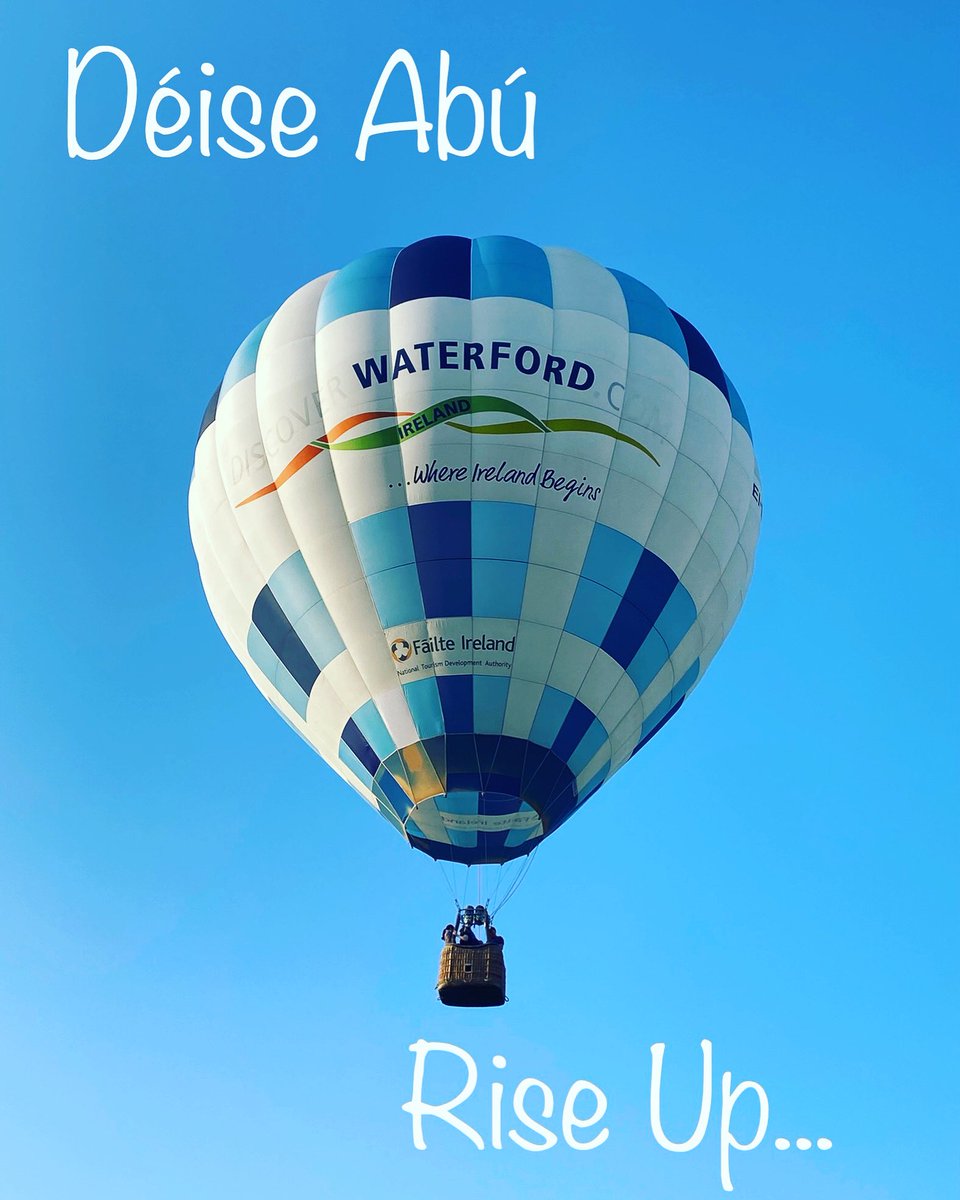 Waterford Hot Air Balloon Team (@eieccballoon) on Twitter photo All Ireland Hurling Final Day! The Déise will Rise!! Go n’eírí libh!! <a href="/WaterfordGAA/">Waterford GAA</a> #WaterfordGAA #deiseabú #GAA All Ireland Hurling Final Day! The Déise will Rise!! Go n’eírí libh!! <a href="/WaterfordGAA/">Waterford GAA</a> #WaterfordGAA #deiseabú #GAA