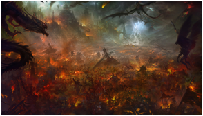 This angered Andhaka and he created a thousand other demons who were just like him in appearance. This army of demons defeated Nandi and the gods. Nandi did not know what to do and started to pray to Shri Vishnu.