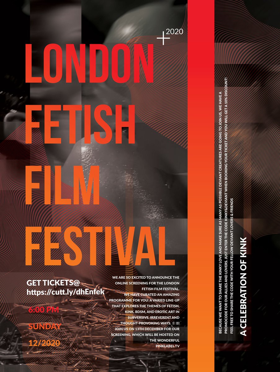 ❌ LFFF 2020 Online Screening TODAY!! ❌ 
Last chance to get your tickets for <a href="/FetFilmFestLND/">LondonFetishFilmFestival</a> ! 
Today at 6pm UK time on <a href="/PinkLabelTV/">PinkLabel.TV</a>  
Get your ticket now! 
|TICKETS|
cutt.ly/dhEnfek