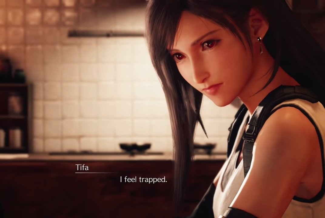 Tifa's uncertainty is one of her more interesting character flaws 