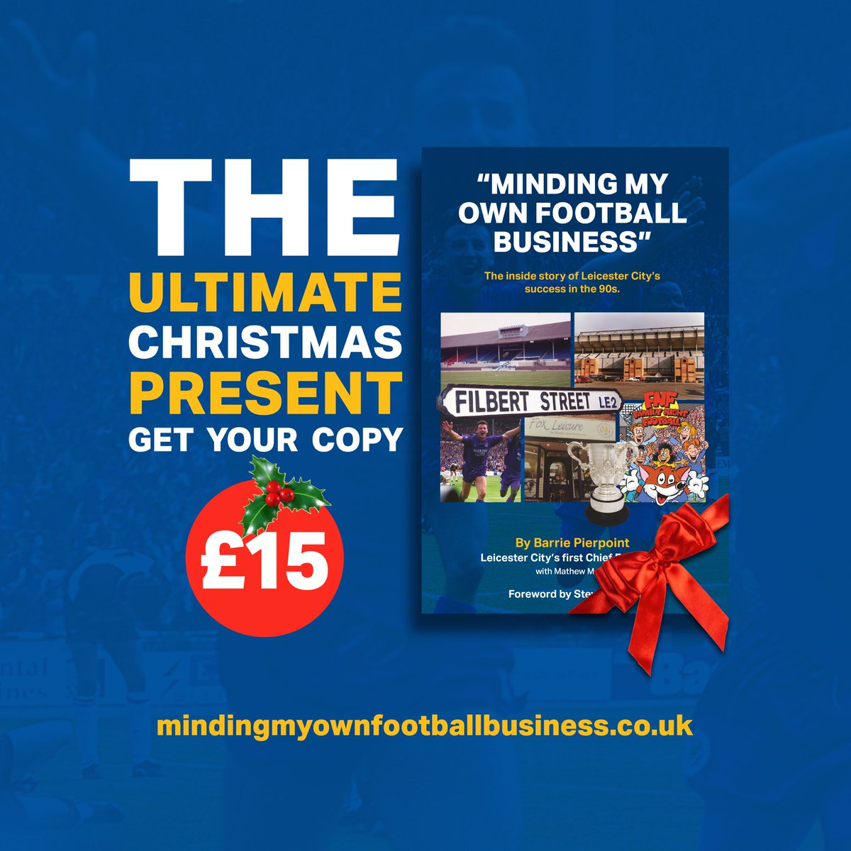 There's only 1 WEEK LEFT to get your orders in for Christmas! Don't disappoint your loved ones this Christmas, get them a piece of LCFC history, the perfect gift this Christmas! bit.ly/2GLoQTI