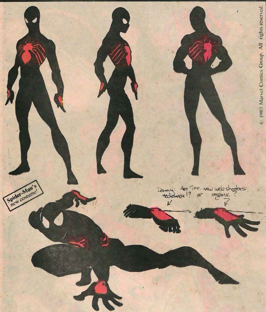 but let's skip ahead to the 80's, Venom's genesis began when a fan sent in an idea for a new Spider-man costume, it was later modified into the classic black costume, it was a controversial but still rather well liked costume at the time.