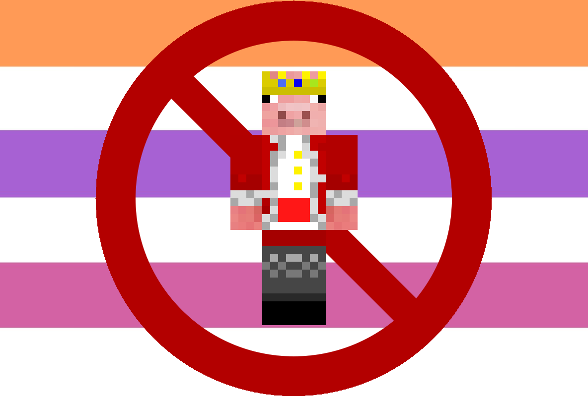 hates_straight's tweet photo. Technoblade hates straight lesbians! https://t.co/ScCPIWURKo