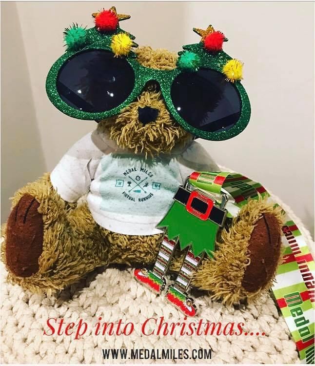Join our elf runner race for just £2.00 inc uk mainland P&amp;P. Earn by running / walking or just dancing around your living room. medalmiles.com 💚❤️💚 #MedalMiles #VirtualRun