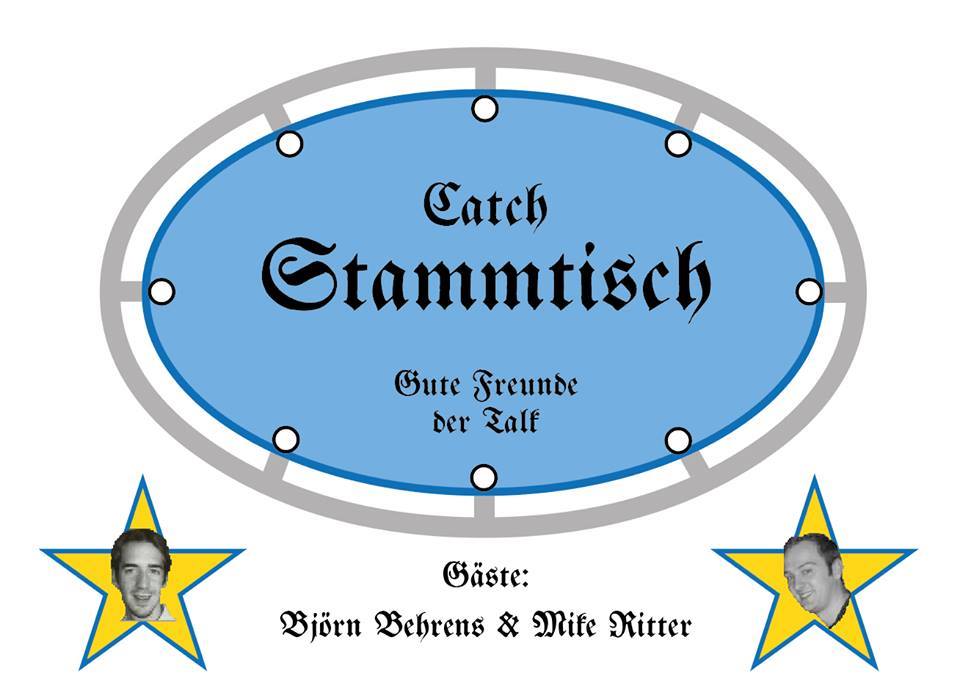 Die letzte Runde CatchStammtisch VI mit <a href="/MucMikeRitter/">Mike Ritter</a>  und Björn Behrens 

 <a href="/ReiseleiterTim/">ReiseleiterTiM</a>  bekommt u.a erklärt warum, man manche Sachen im Wrestlingbezug nicht sagen sollte. Und warum es keine WORKER gibt sondern Aktive und oder Wrestler.

gftalk.de/specials_detai…