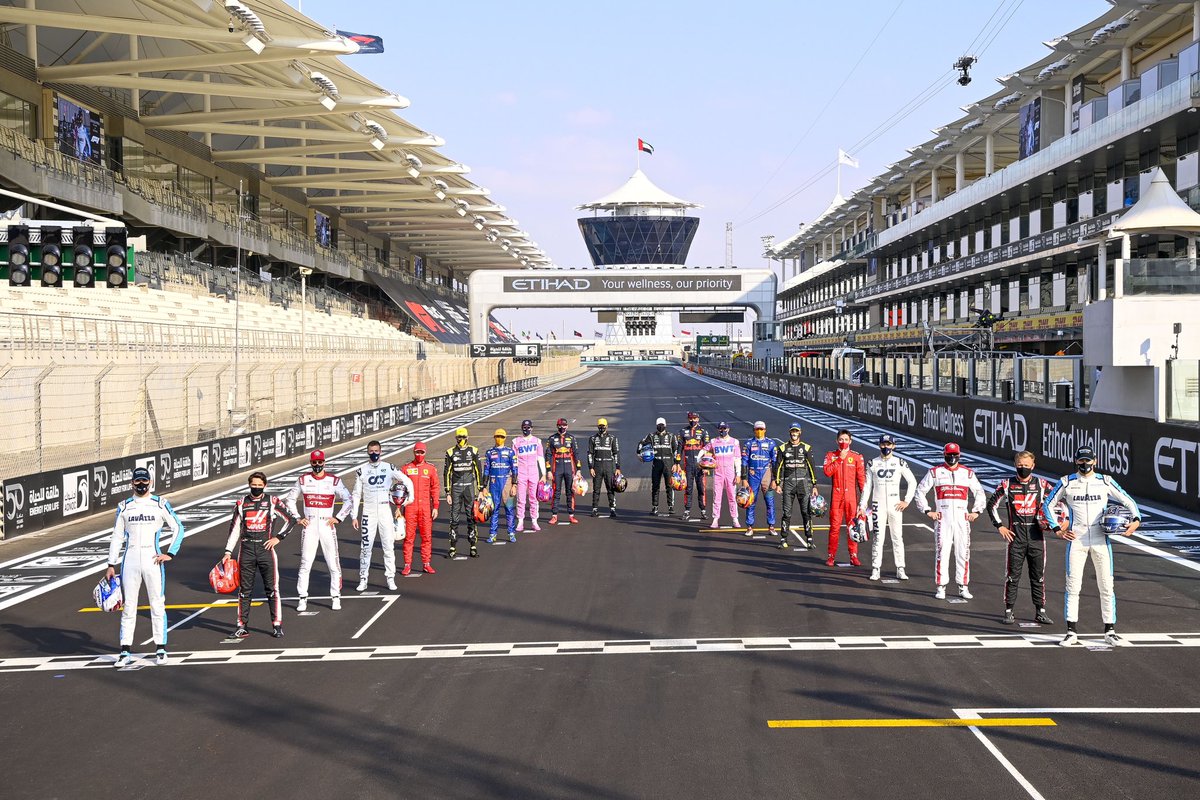 MercedesAMGF1's tweet photo. Your @F1 class of 2020! 👏 👏 

#AbuDhabi https://t.co/YLAMEgobo3