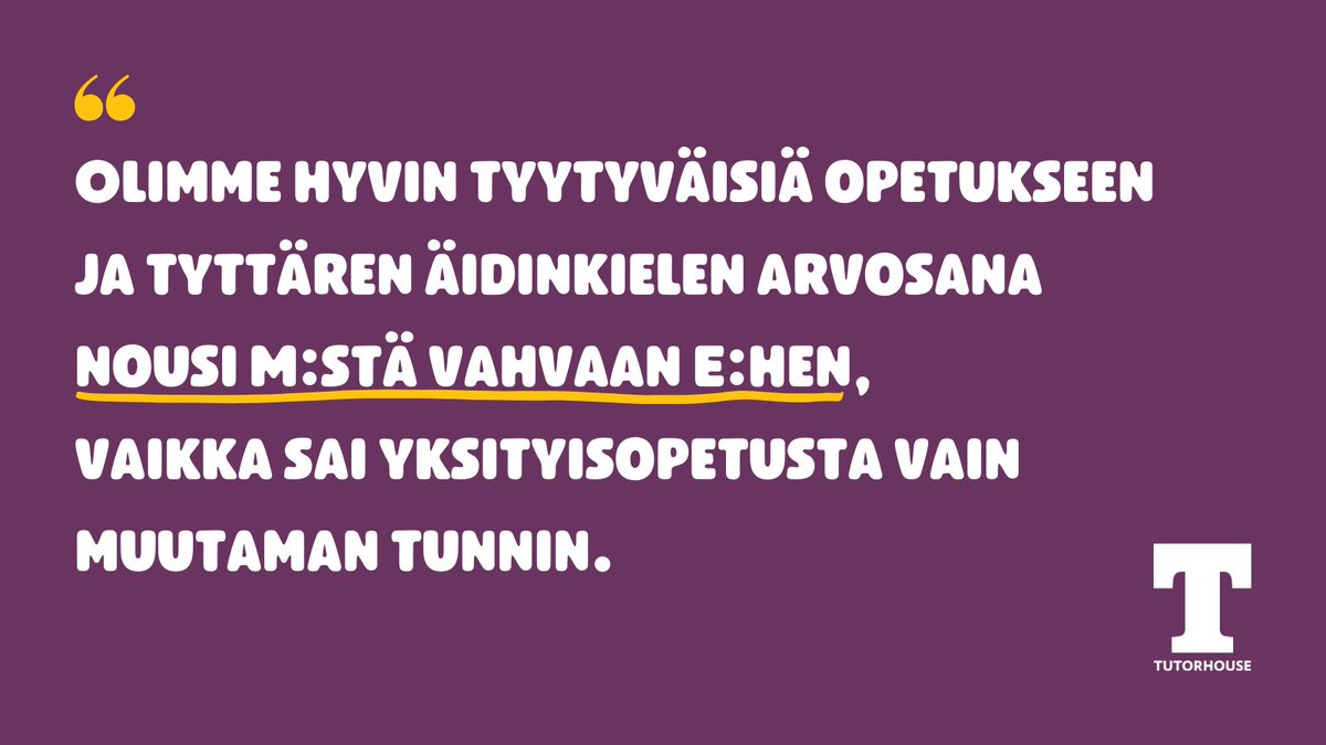 TutorHouseOy's tweet photo. #oppiminen #yksityisopetus https://t.co/o8MvRLwvhg