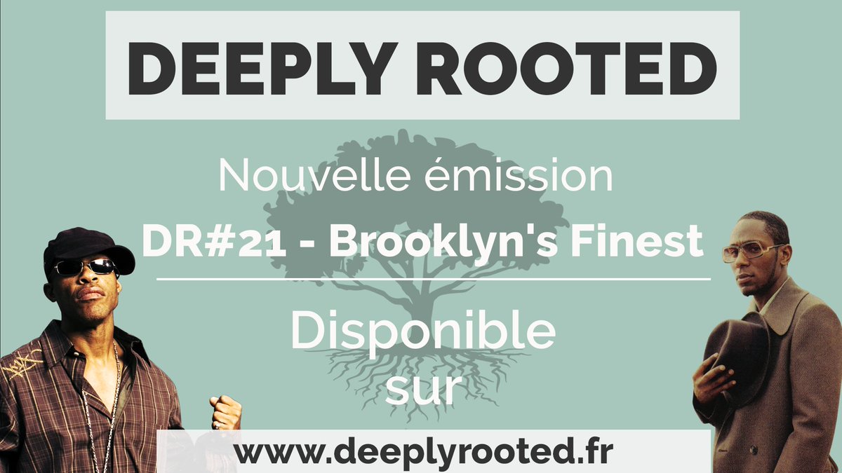 DeeplyRooted_fr's tweet photo. 🔴 DR#21 : BROOKLYN'S FINEST
La nouvelle émission sur le rap de New York est sortie 📢

Pour l'écouter, rendez-vous sur https://t.co/ilLwErzAaV et sur toutes les plateformes de streaming.

Diffusion également ce soir à minuit sur Radio FPP 106.3 FM. Bon Dimanche ! https://t.co/XLZlsTApjj