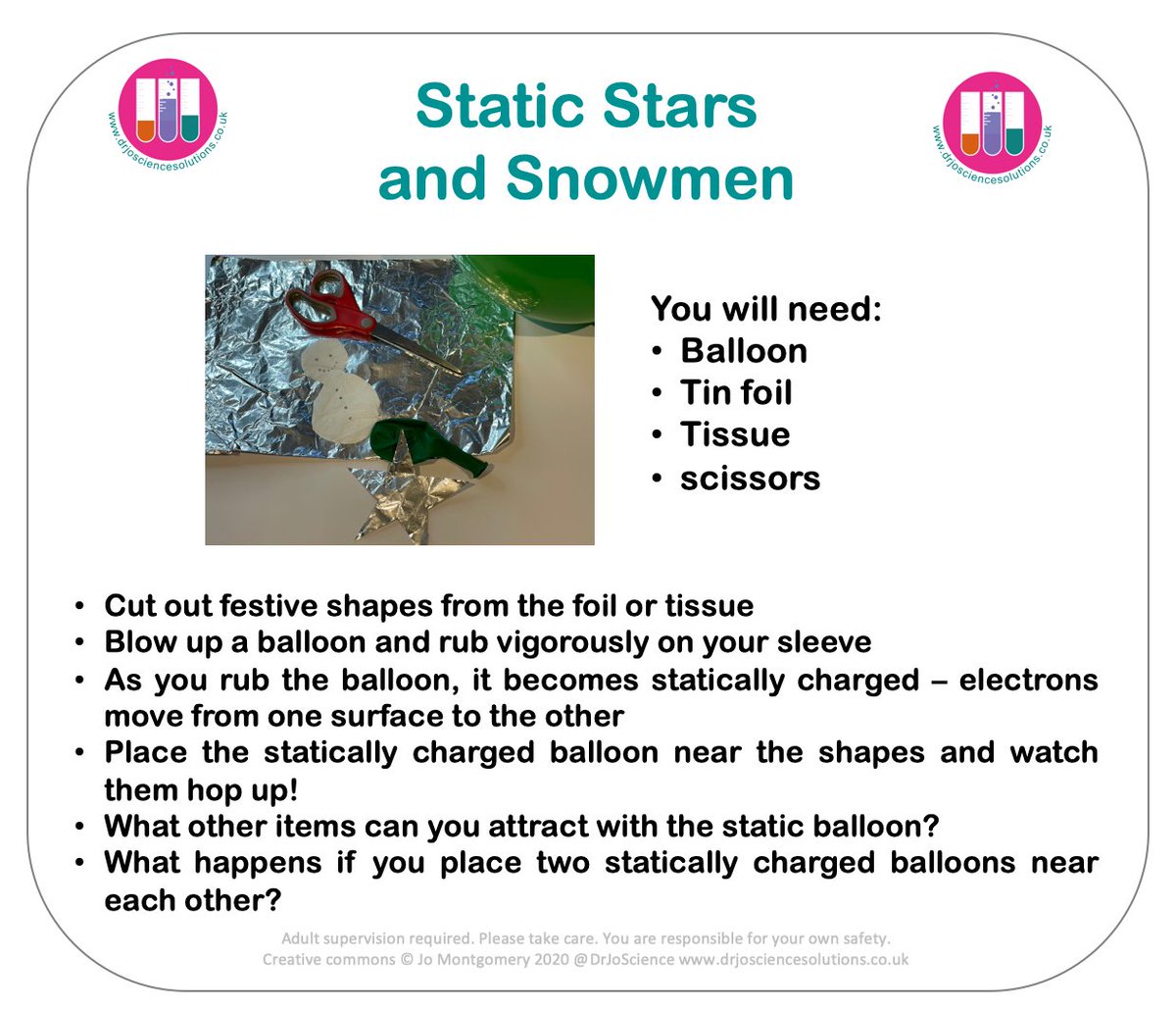 DrJoScience's tweet photo. I'm posting a festive #DailyScienceActivity each day in December 

#DrJoScience #ChristmasScience #AdventScience #DailyScience #ScienceActivity #PriSci #PrimaryScience #ScienceForEveryone #AdventScienceActivity #ChristmasScienceActivity #HolidayScience #PrimaryScience #PriSci https://t.co/TiXveFgCek