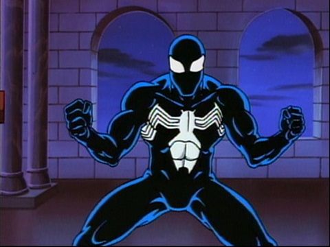 Small detour here but when this plot was adapted to the 90's animated series, more adaptions would take it Que from the show then this, except for the Shocker bit. It introduced the idea that it made Peter a darker character and was ACTIVELY trying to take him over.