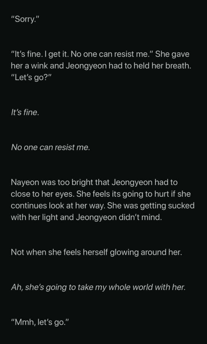 126. she's going to take her world