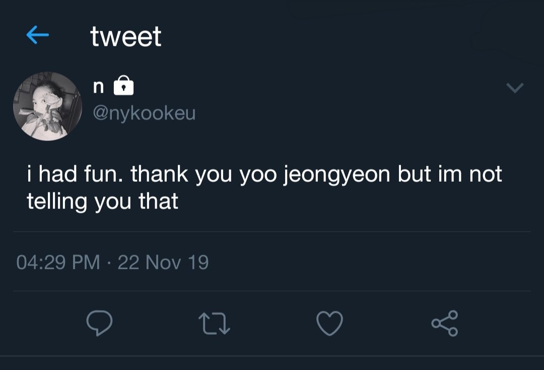 130. not telling her