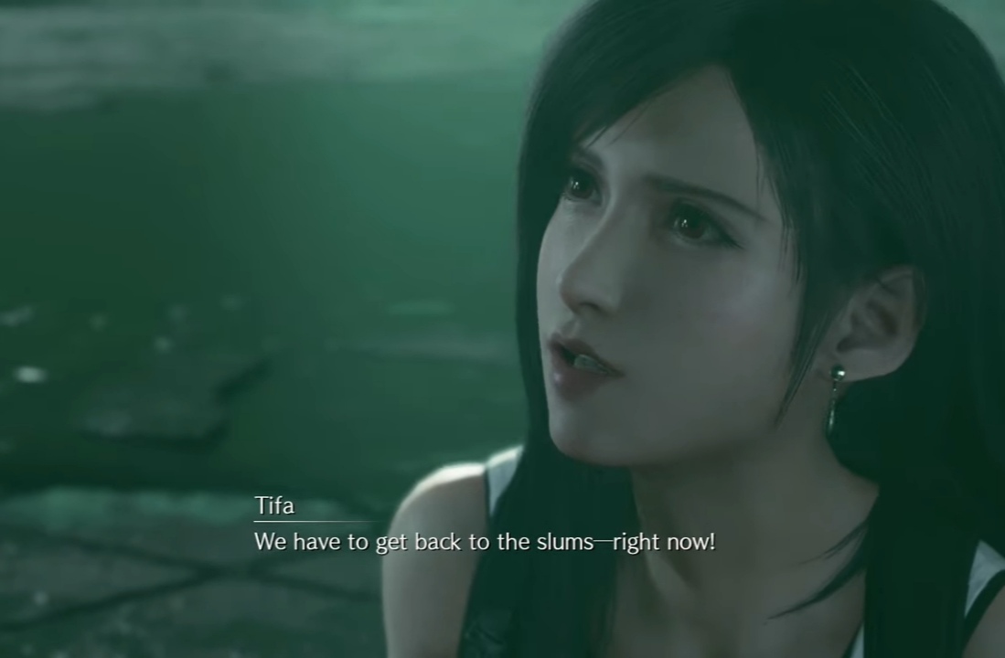 Tifa's full of zeal when it comes to saving or protecting the ones she cares about 