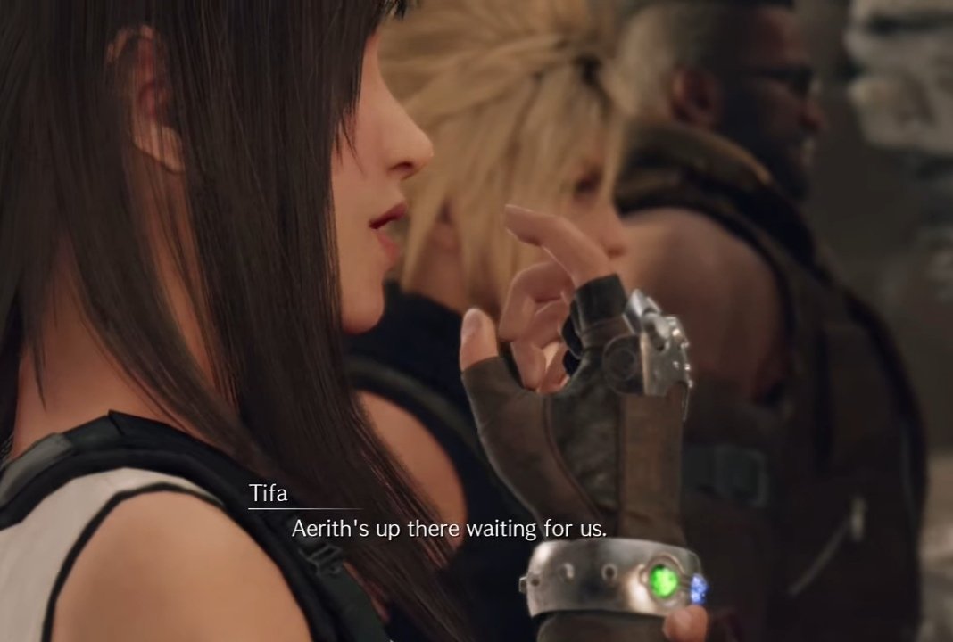 Tifa's full of zeal when it comes to saving or protecting the ones she cares about 