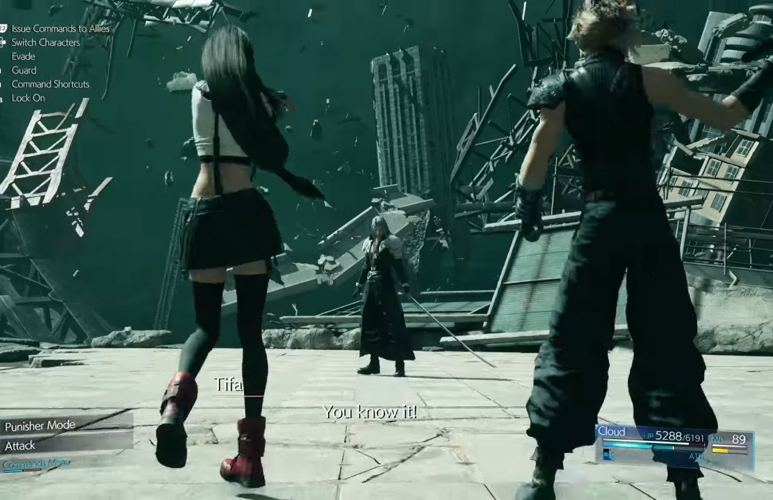 Tifa's full of zeal when it comes to saving or protecting the ones she cares about 