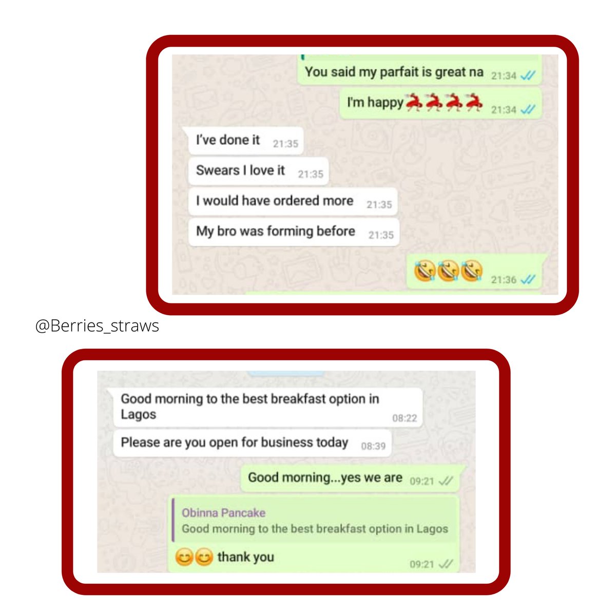 Berries_Straws's tweet photo. It’s been a great year. We love every single one of our customers. Thank you for always choosing Berries and Straws. 
We are still giving away free smoothies on every order above 1k. Just send a Dm or click the link in bio.
.
Berries and Straws is 1!🎉💃🏾💃🏾
#SundayThoughts https://t.co/la3D5LGoIv